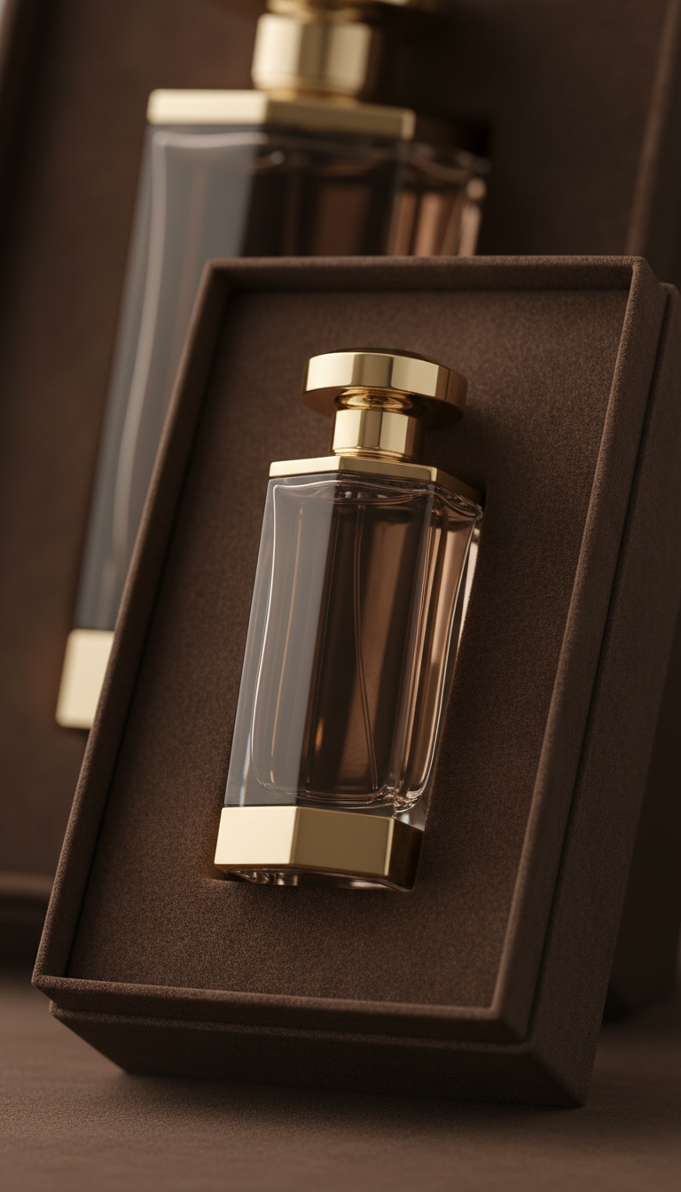 Extrait de parfum smoked bronze velvet gift box